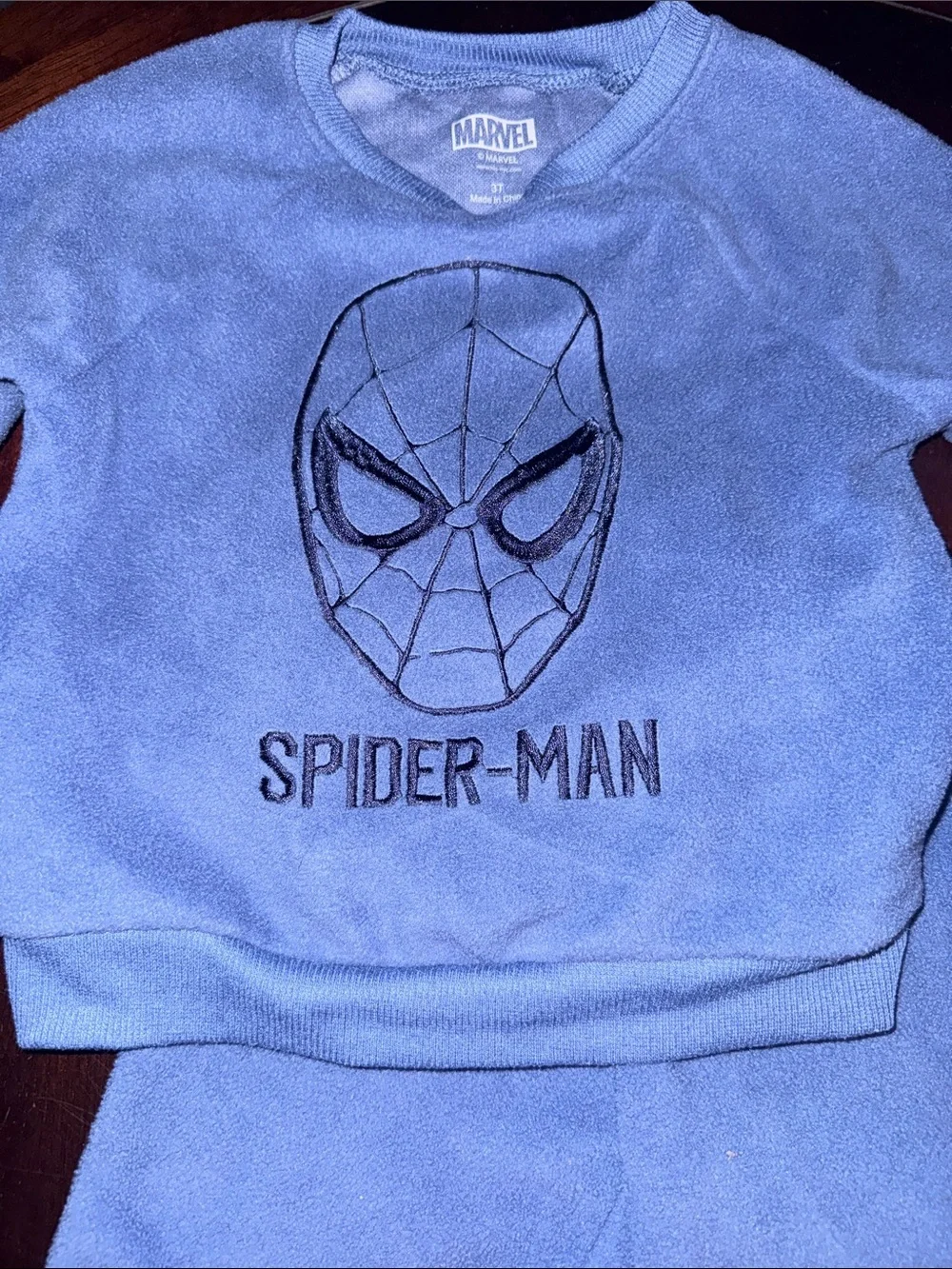 Marvel Spider-Man Cozy Fleece Costume Set in Light Blue